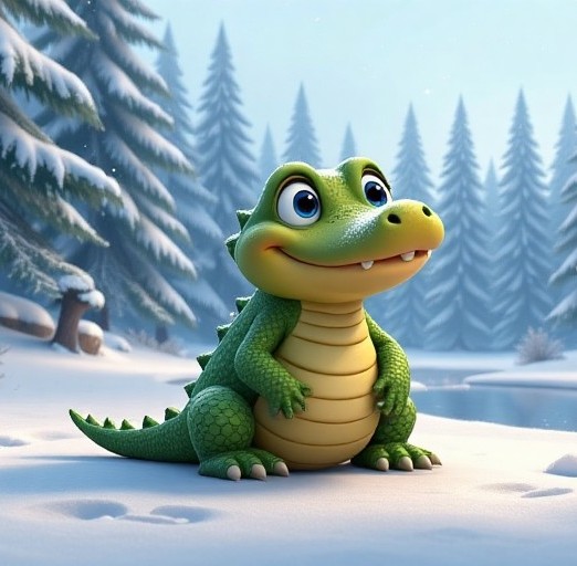 $Gator in Winter